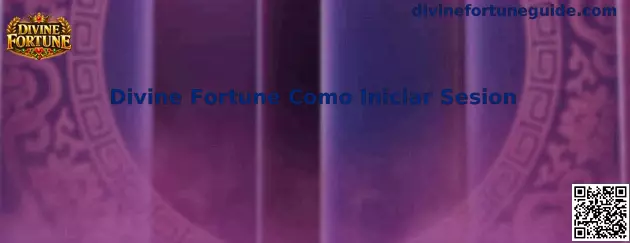 Guía visual para iniciar sesión en Divine Fortune
