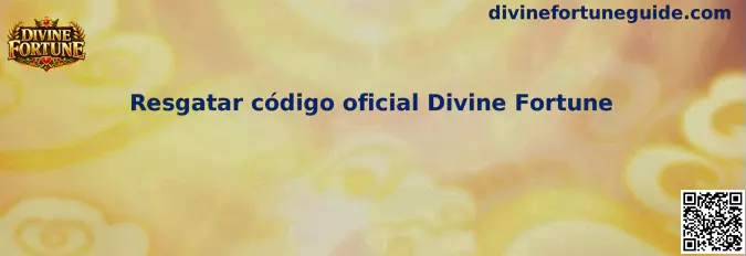 Resgatar código oficial Divine Fortune