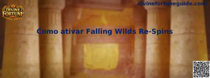 Ilustración de Falling Wilds Re-Spins en Divine Fortune